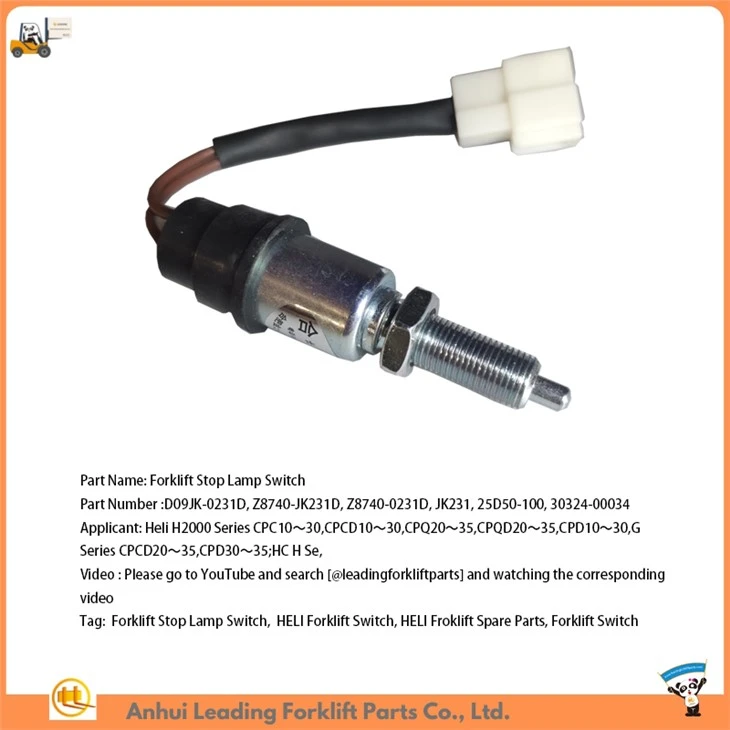 Công tắc đèn dừng xe nâng JK231D